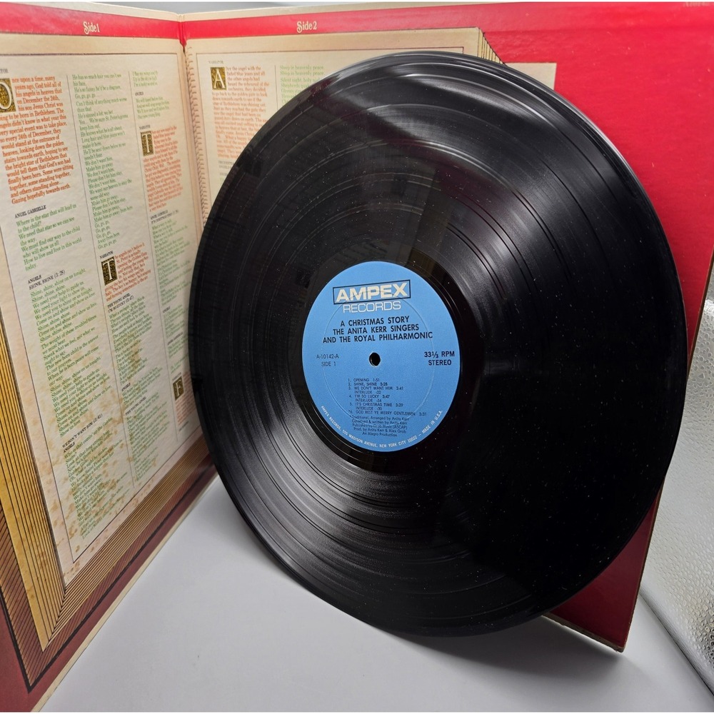 Anita Kerr Singers A Christmas Story LP Ampex A-10142 Royal Philharmonic Stereo - Picture 2 of 8
